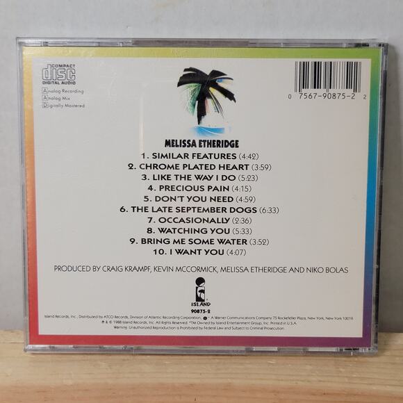 CD Melissa Etheridge - Melissa Etheridge - Picture 4 of 4